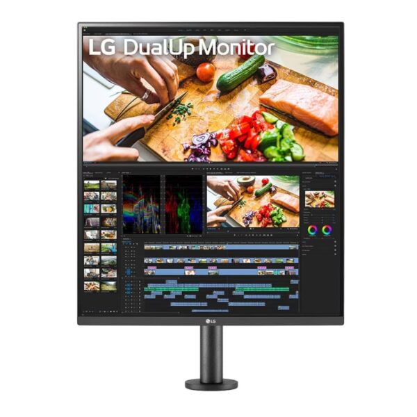 LG 28" 18:18 Dual-up Monitor with Ergo Arm, USB Type-C - Image 2