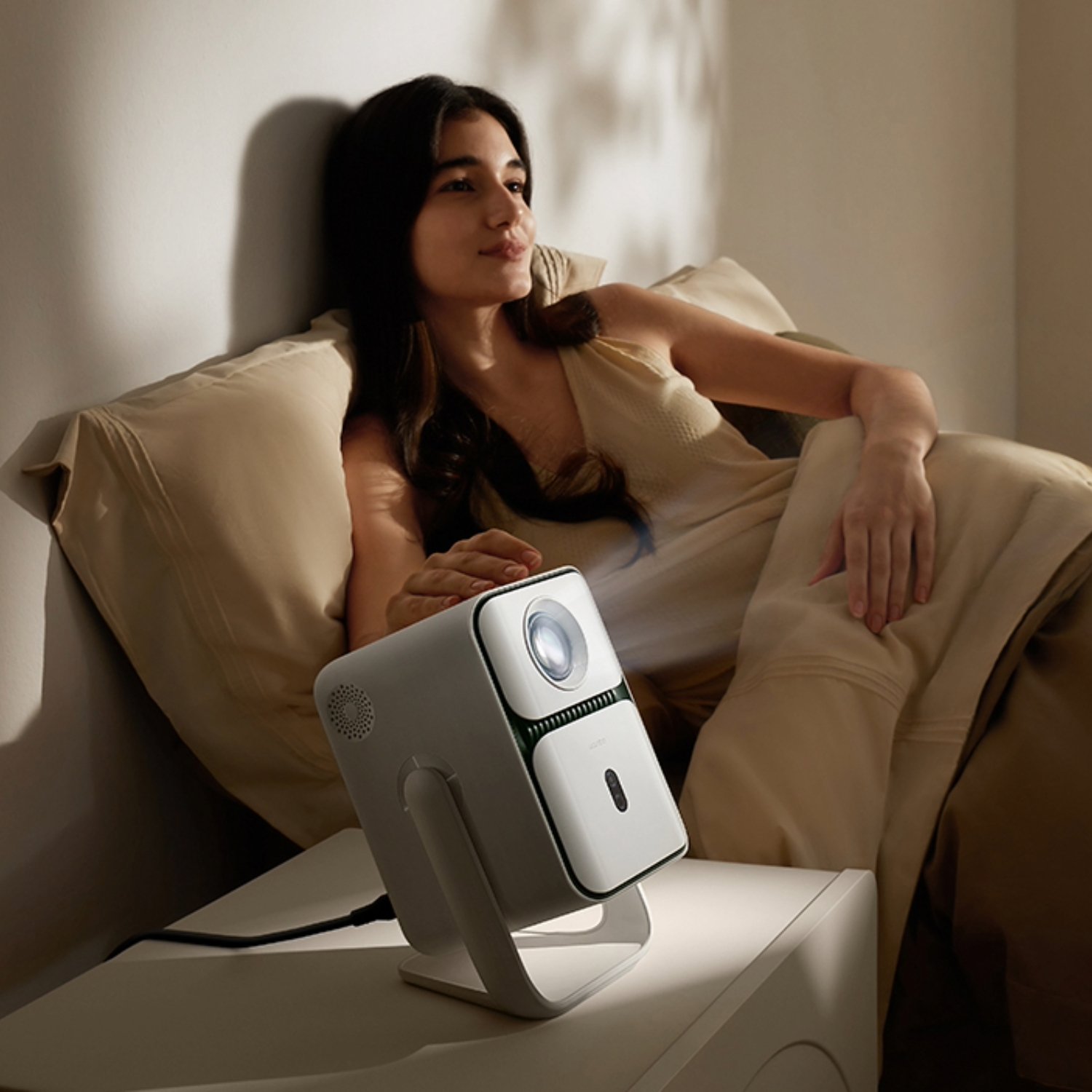 Wanbo T2 Ultra – 1080P 500ANSI Android 11 Smart Home Theatre Projector – White - Image 7