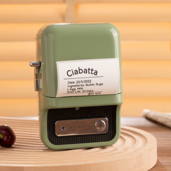 Niimbot B21 Portable Thermal Label Printer - Green - Image 3