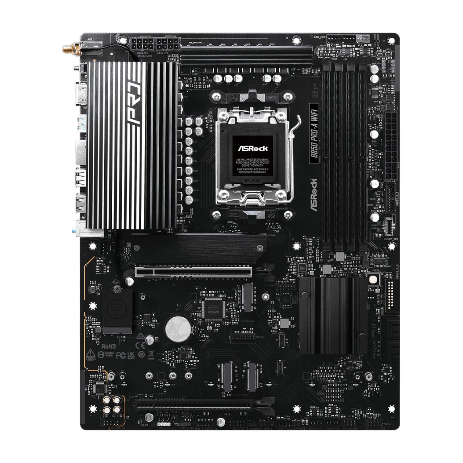 ASRock B850 Pro-A Wi-Fi AM5 ATX Motherboard - Image 2