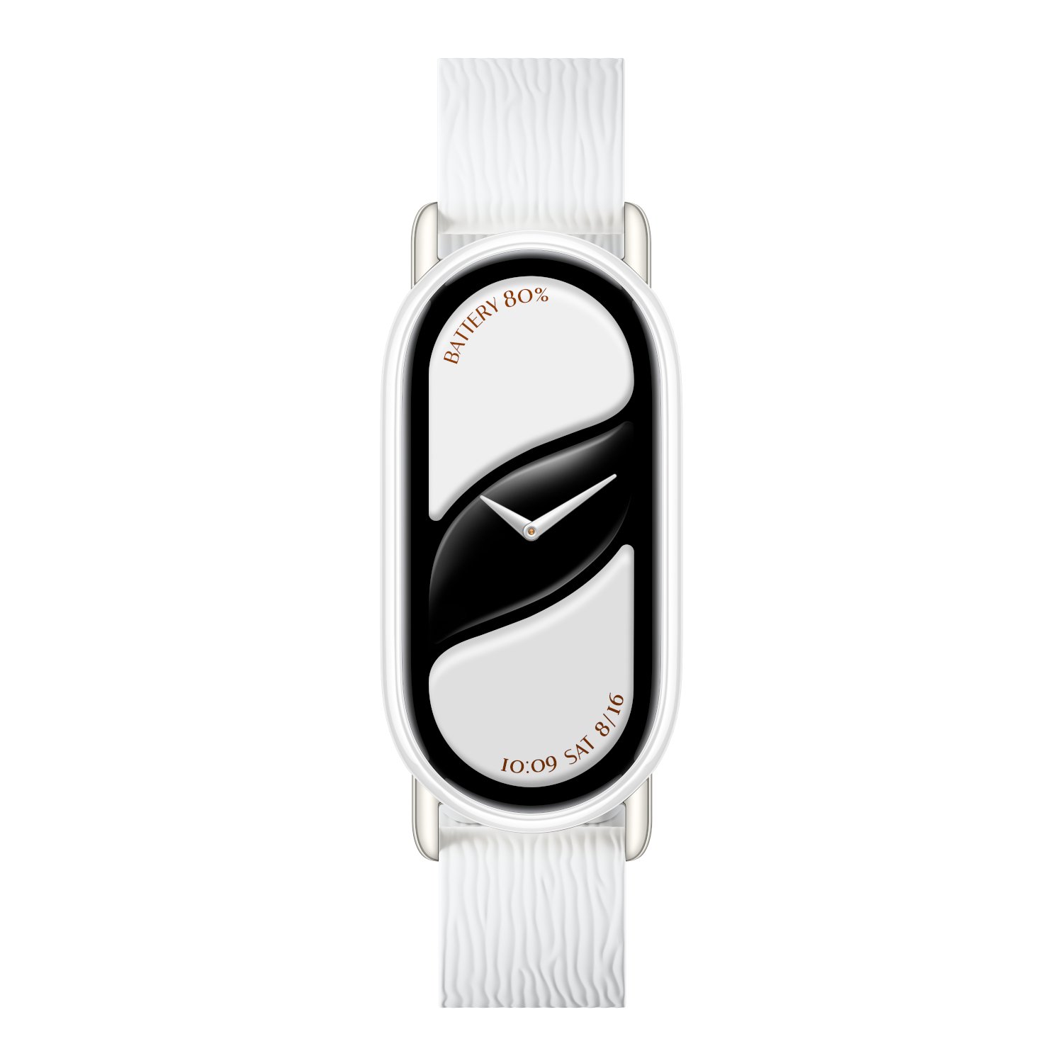 Xiaomi Smart Band 10 Magnetic Kona Leather Strap - Glacier White