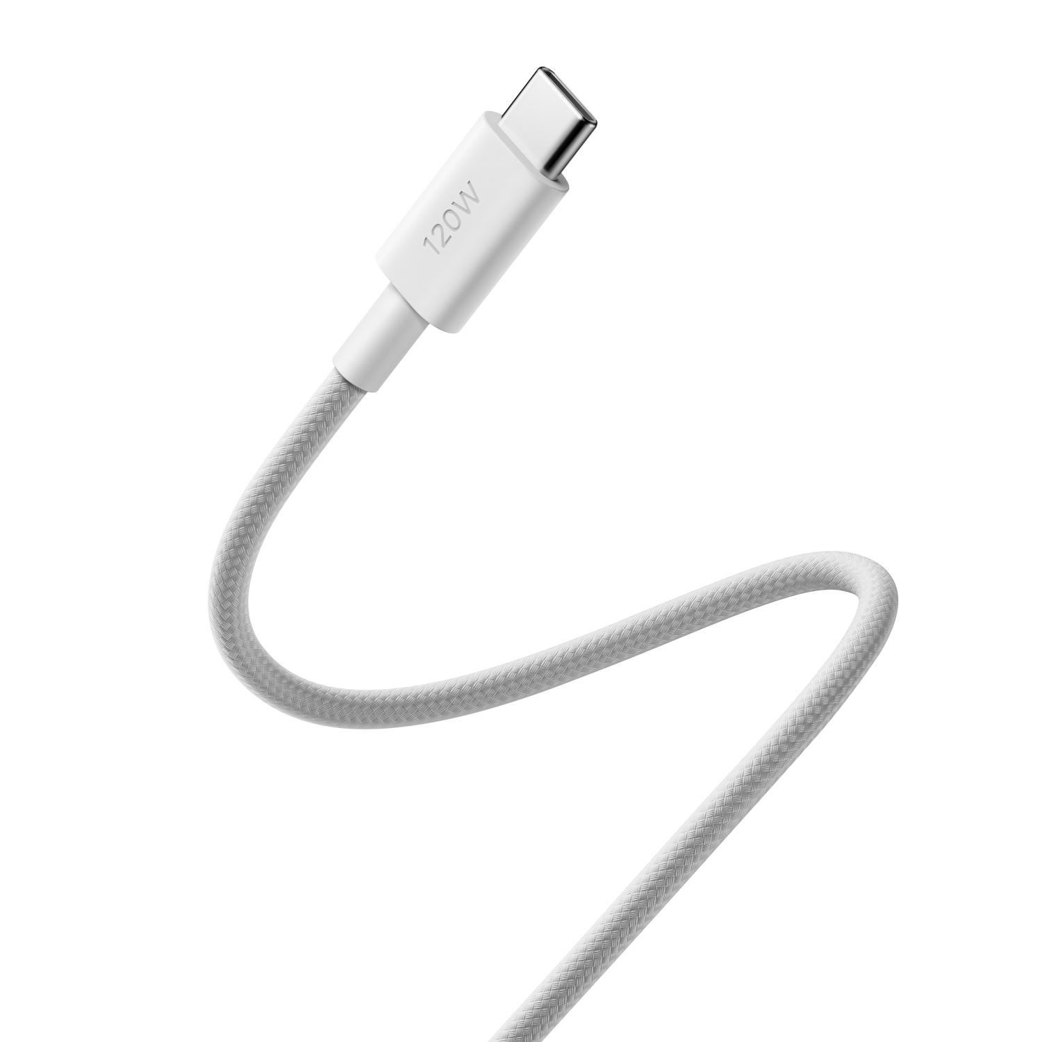Xiaomi 6A Braided USB Type-C to USB Type-C Cable (1m) - White - Image 3