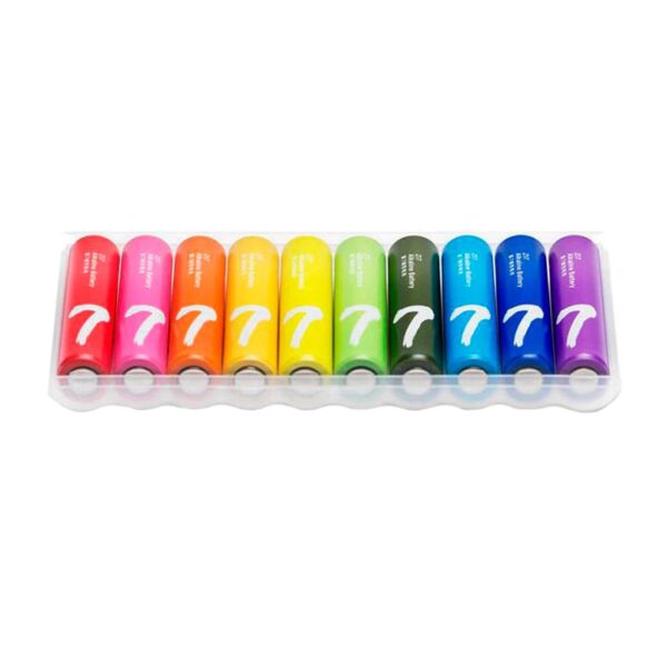 Xiaomi AAA Rainbow Batteries (10 Pack) - Image 2