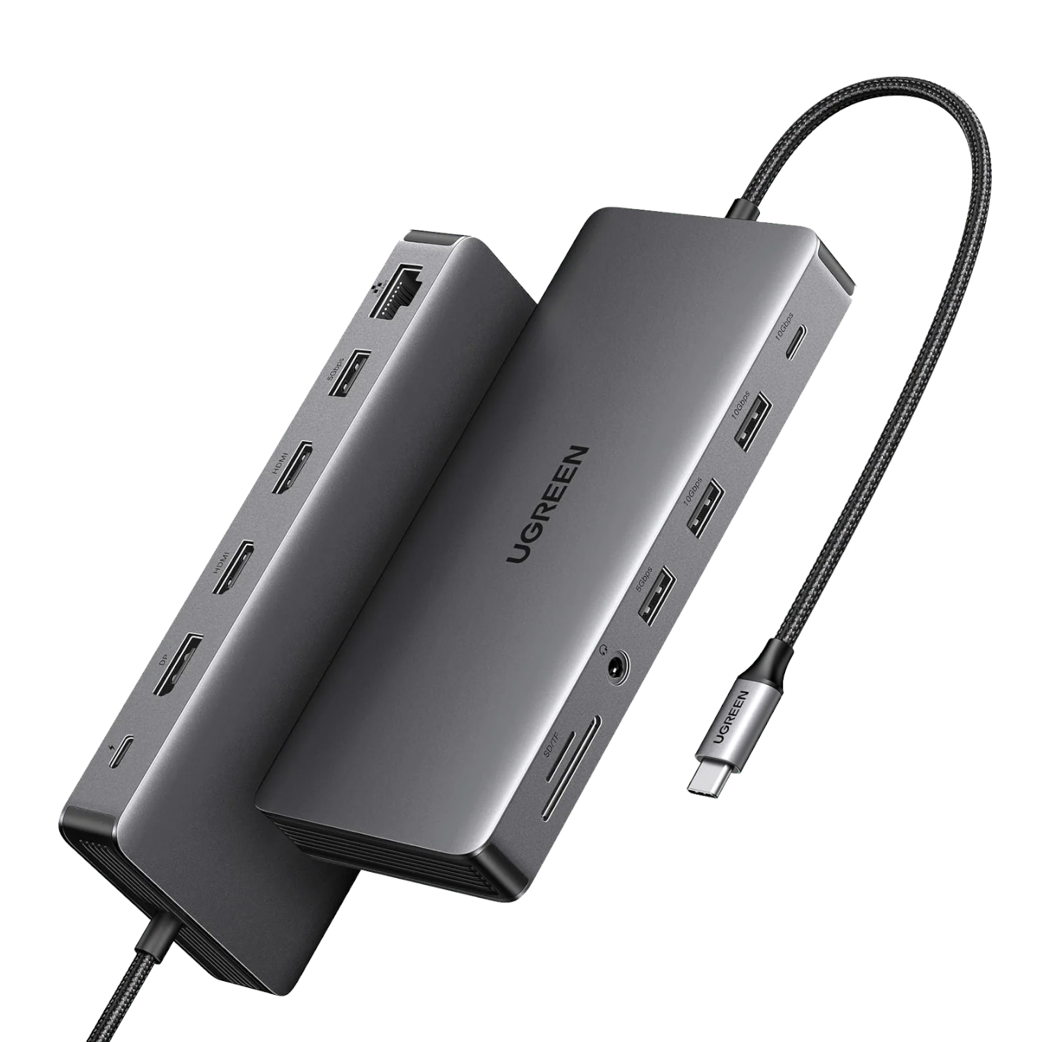 UGreen CM681 Revodok Pro 13-in-1 USB Type-C HDMI and DisplayPort Docking Station - Image 2