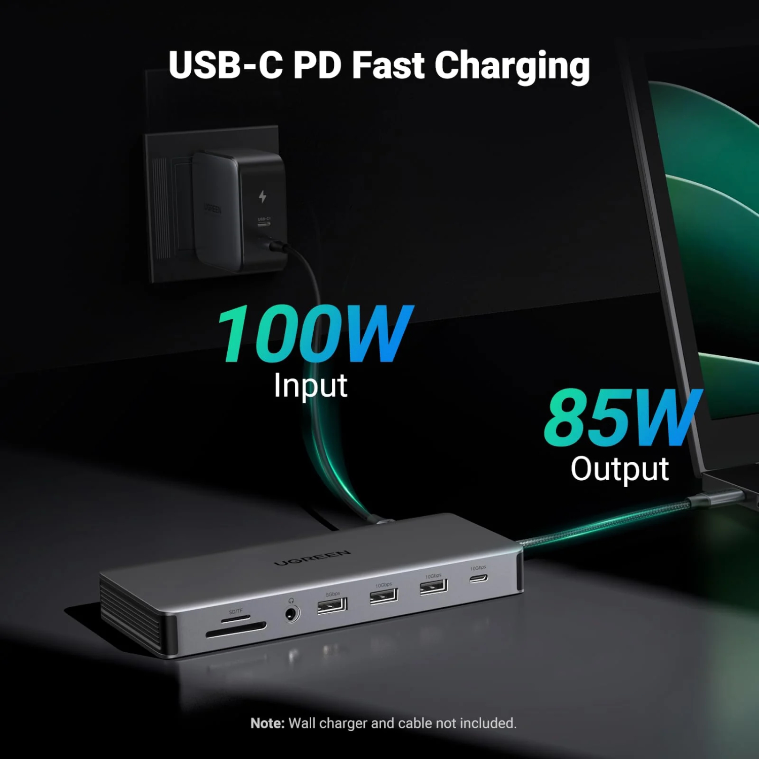 UGreen CM681 Revodok Pro 13-in-1 USB Type-C HDMI and DisplayPort Docking Station - Image 4