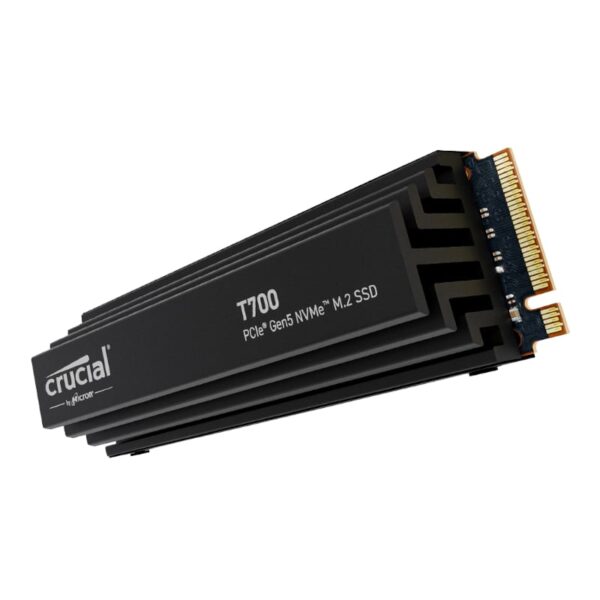 Crucial T700 2TB M.2 NVMe Gen5 with Heatsink NAND SSD - Image 2
