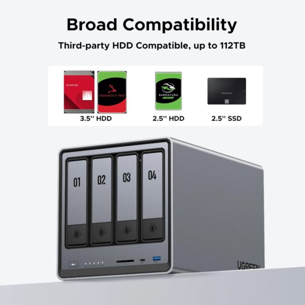 UGREEN NASync DXP4800 4 Bay NAS - Image 3