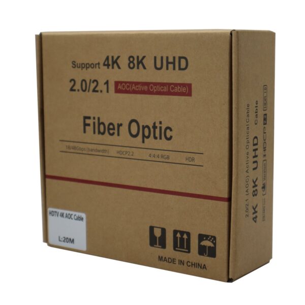 GIZZU 4K Active fibre Optic HDMI Cable 20m - Image 6