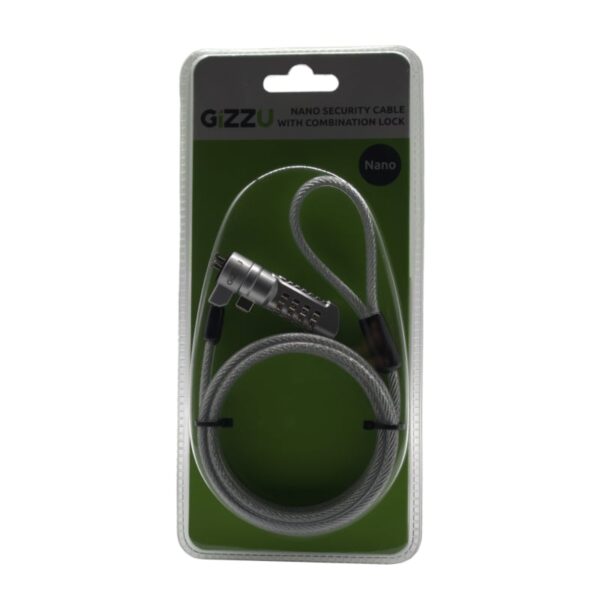 GIZZU 1.8m Nano Combination Lock Security Cable - Image 2