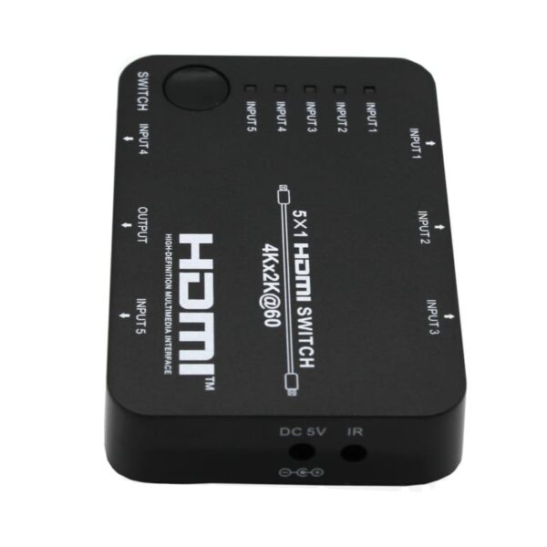 HDCVT SWITCH HDMI 2.0 5-1 - Image 3