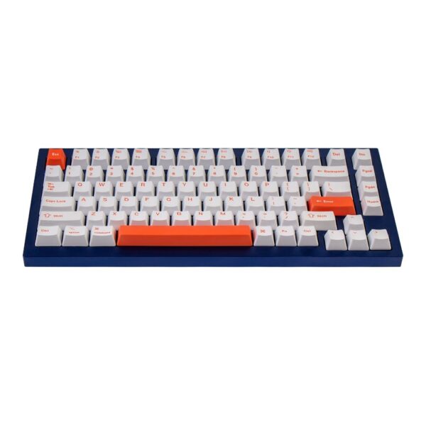 Keychron OEM Dye-Sub PBT Full Keycap Set - Orange/White - Image 4