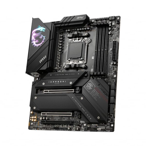 MSI MPG X670E CARBON WIFI AMD AM5 ATX Gaming Motherboard - Image 3