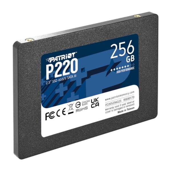 Patriot P220 256GB 2.5" SSD - Image 3