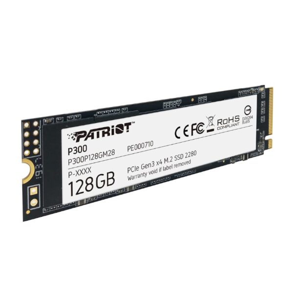 Patriot P300 128GB M.2 PCIe NVMe SSD - Image 2