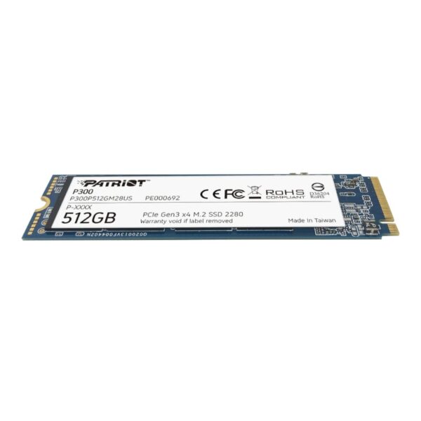 Patriot P300 512GB M.2 PCIe NVMe SSD - Image 2