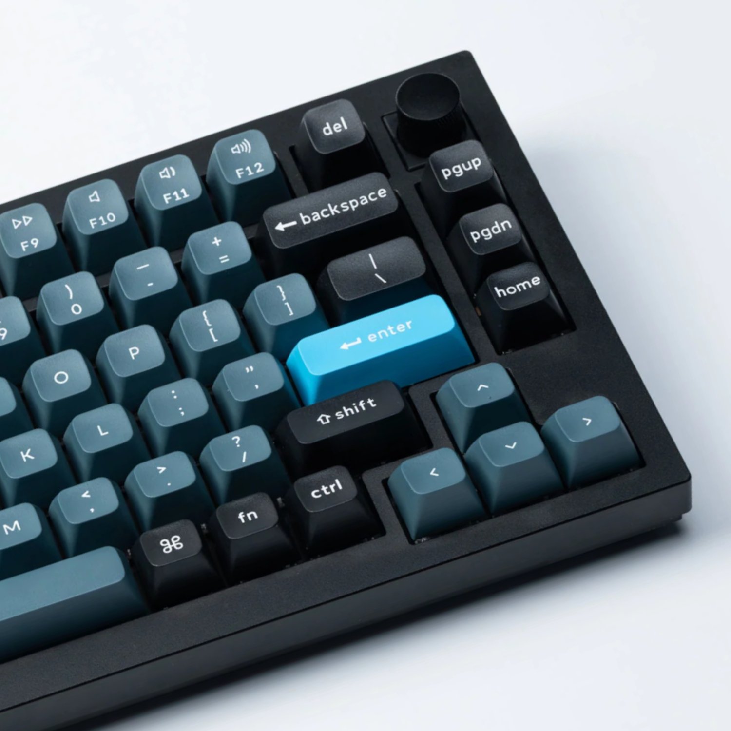 Keychron Double Shot KSA PBT Keycap Set - Dark Grey/Grey/Blue - Image 4