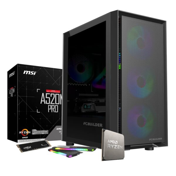 PCBuilder Ryzen 5 5600GT DEFENDER Windows 11 Gaming PC - Image 2