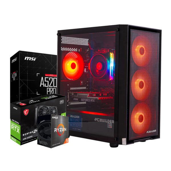 PCBuilder Ryzen 5 5500 SCOUT Windows 11 Gaming PC - Image 2