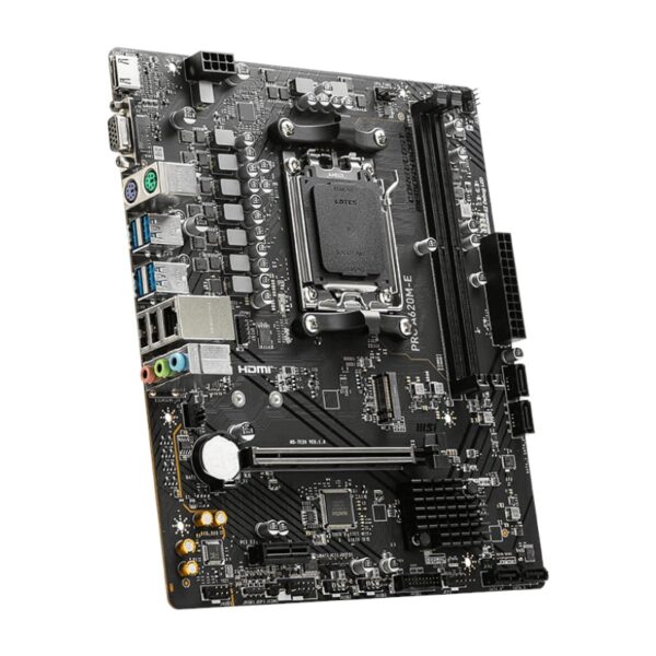 MSI A620M-E PRO AMD AM5 MATX Gaming Motherboard - Image 4