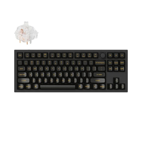 Keychron Q3 80% Kailh Clione Limacina Switches
Aluminium RGB Wired Keyboard - Black