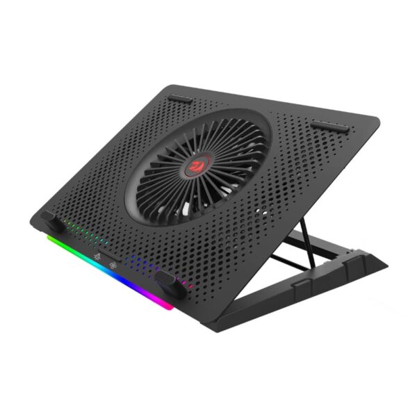 REDRAGON Dual USB 5 Fan RGB Gaming Notebook Stand - Image 2