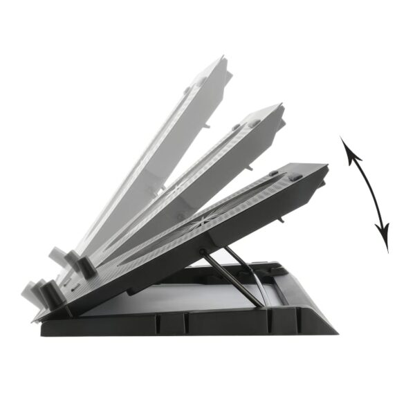 REDRAGON Dual USB 5 Fan RGB Gaming Notebook Stand - Image 3