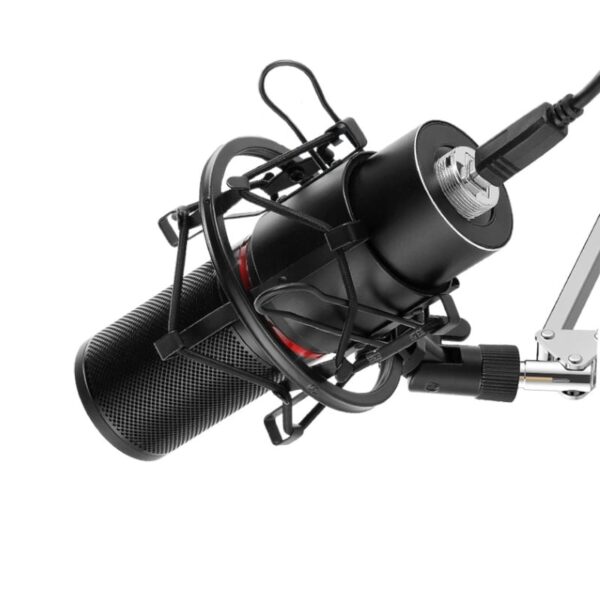 REDRAGON BLAZAR Cardioid USB Gaming Mic and Tripod - Black - Image 3