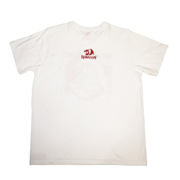 REDRAGON SAMURAI T-SHIRT - WHITE - SMALL - Image 2