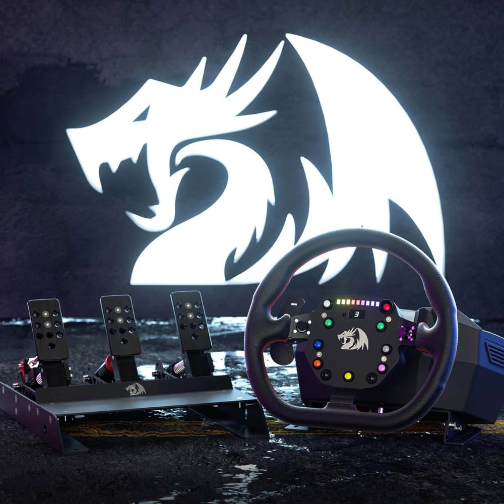 REDRAGON GT-32 RACING WHEEL - Image 6