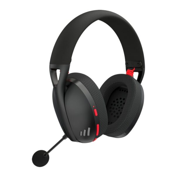 REDRAGON Over-Ear IRE BT5.2 Wireless Gaming Headset - Black - Image 3