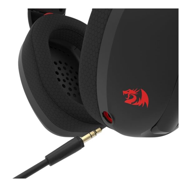 REDRAGON Over-Ear IRE BT5.2 Wireless Gaming Headset - Black - Image 4