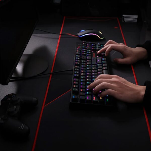 REDRAGON SURARA MECHANICAL RGB Gaming Keyboard - Black - Image 4