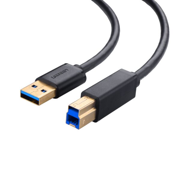 UGreen US210 USB-A Printer Cable 2M - Black - Image 2