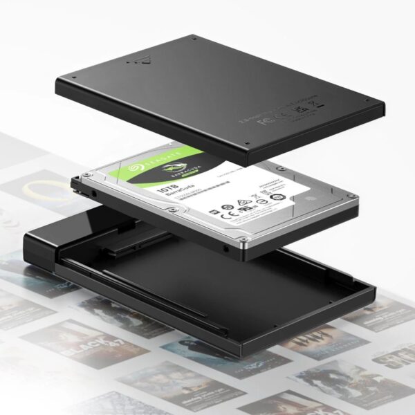 UGREEN USB Type-C 2.5" SATA III External Hard Drive Enclosure - Image 2