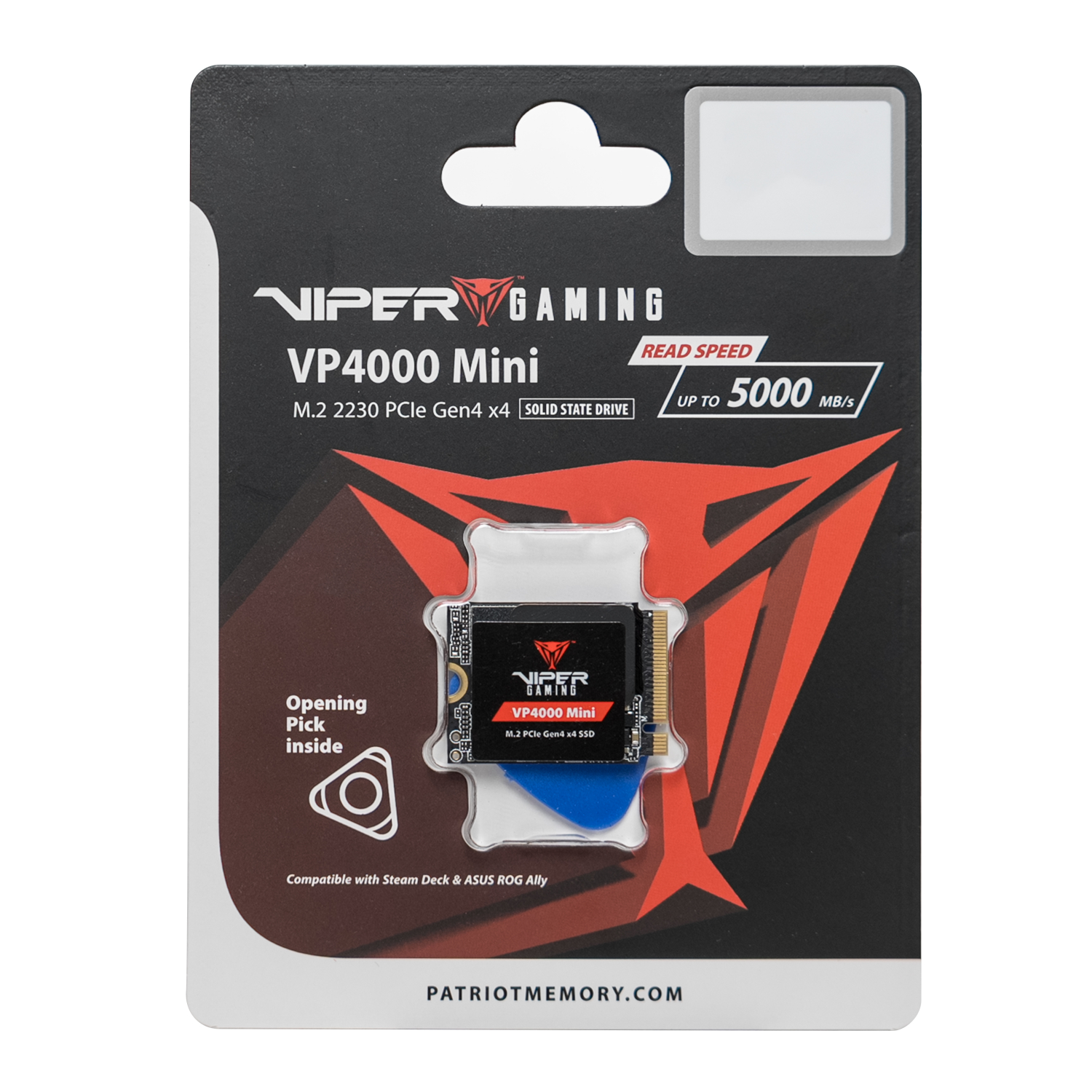 Patriot Viper VP4000 Mini 1TB M.2 2230 PCIe Gen4x4 SSD - Image 5