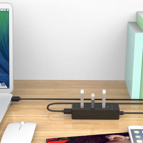 ORICO 4 Port USB3.0 Hub - Black - Image 7