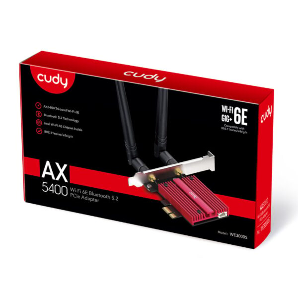 Cudy AX5400 WiFi 6E PCI Express Adapter - Image 2